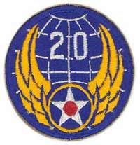 THE 19th BOMB GROUP IN KOREA - 20th USAF Patch