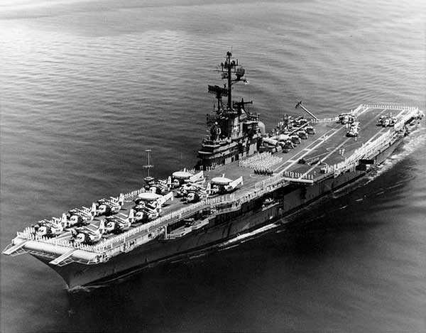 USS TICONDEROGA DURING BETTER TIMES