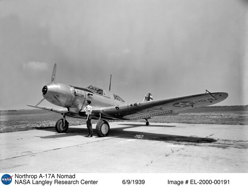 NORTHROP A-17A Nomad - NASA