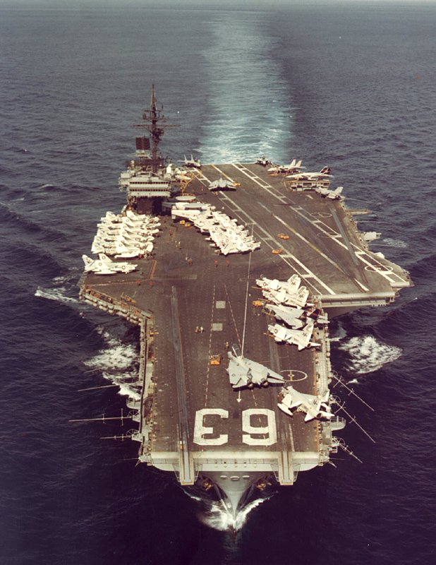 USS KITTY HAWK CV-63