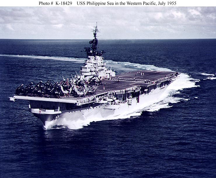 USS PHILIPPINE SEA 1955