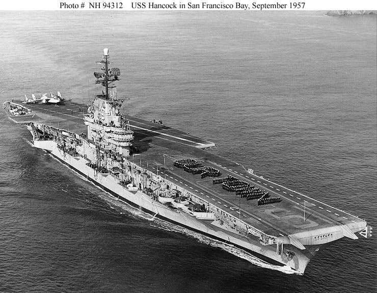 Hancock in San Francisco Bay 1957