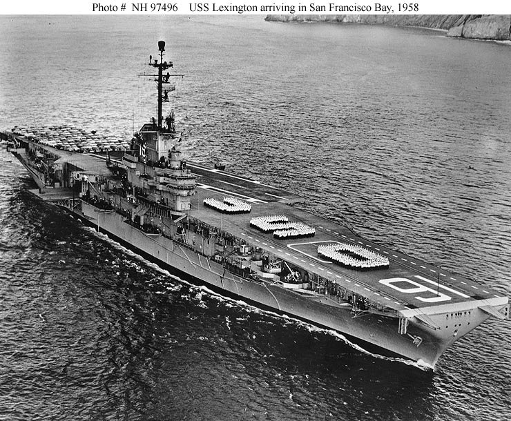 Lexington CVA-16 1958
