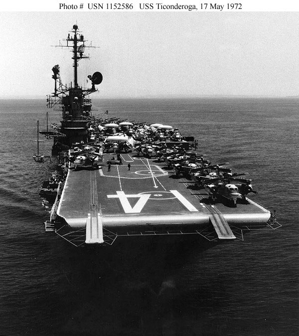USS Ticonderoga 1972