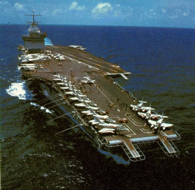 Enterprise with A-4 Skyhawks