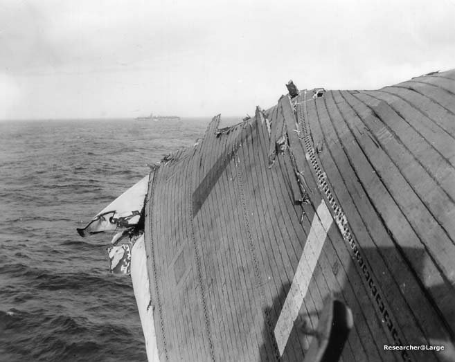 MORE TYPHOON DAMAGE TO HORNET