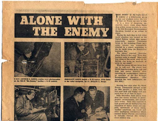 Alone With The Enemy news article