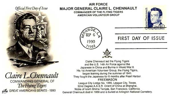 Major General Claire L. Chennault - Commander of the Flying Tigers