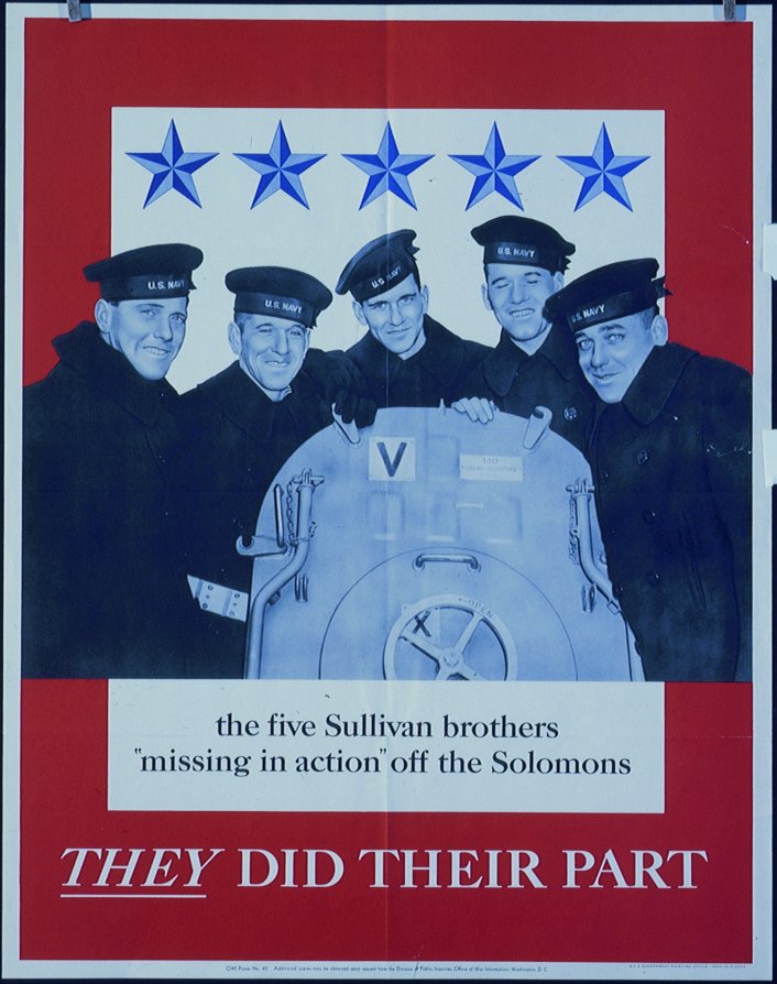 FIVE SULLIVAN BROTHERS Poster