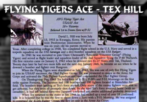 Tex Hill, Flying Tiger Ace