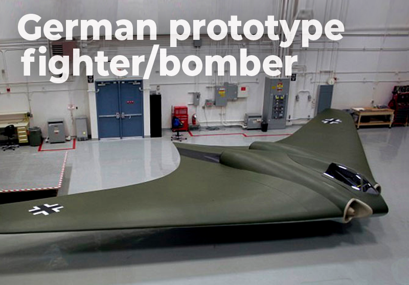 German prototype fighter/bomber