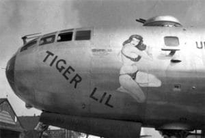 tiger lil nose art