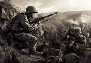 Illustration of Korean War