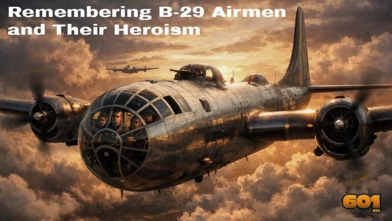 B‑29 airmen heroism illustrated